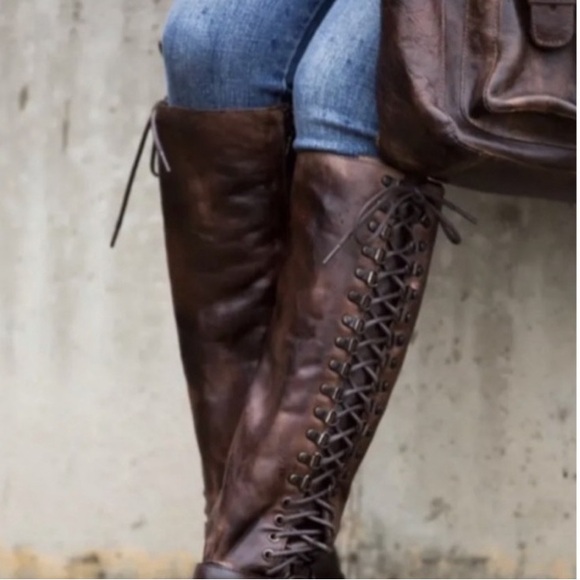 Bedstu Bed Stu Bed|Stu Burnley Cobbler Teak Brown Zipper Lace New Box Womens 10 - Picture 15 of 16